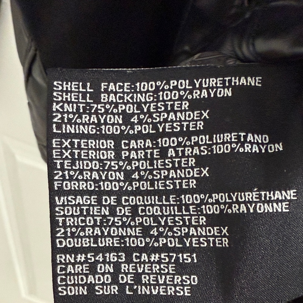 Guess Women's Sleek Black Faux Leather Jacket - Picture 2 of 5